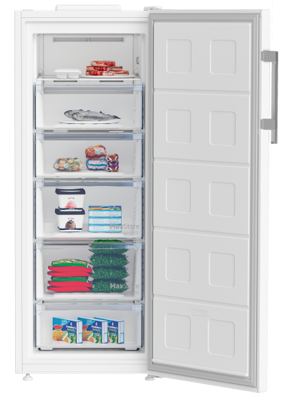 BEKO Freezer | B5RFNE274W | Energy efficiency class E | Upright | Free standing | Height 151.5 cm | Total net capacity 220 L | No Frost system | White 2 BEKO Freezer | B5RFNE274W | Energy efficiency class E | Upright | Free standing | Height 151.5 cm | Total net capacity 220 L | No Frost system | White 2
