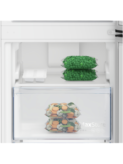 BEKO Refrigerator | B1RCNA364XB | Energy efficiency class E | Free standing | Combi | Height 186.5 cm | No Frost system | Fridge net capacity 210 L | Freezer net capacity 106 L | 37 dB | Grey 7