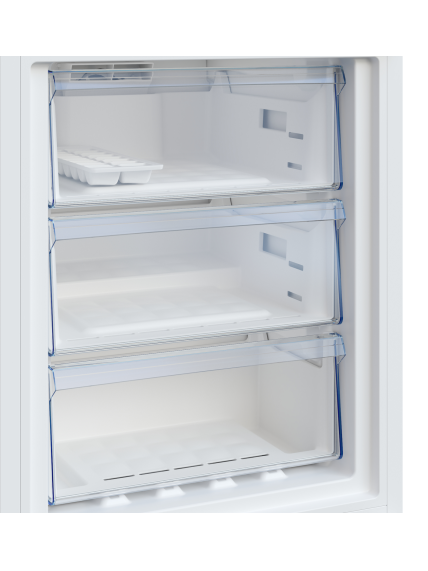 BEKO Refrigerator | B3RCNA344HW1 | Energy efficiency class E | Free standing | Combi | Height 179.6 cm | No Frost system | Fridge net capacity 209 L | Freezer net capacity 92 L | Display | 37 dB | White 2 BEKO Refrigerator | B3RCNA344HW1 | Energy efficiency class E | Free standing | Combi | Height 179.6 cm | No Frost system | Fridge net capacity 209 L | Freezer net capacity 92 L | Display | 37 dB | White 2