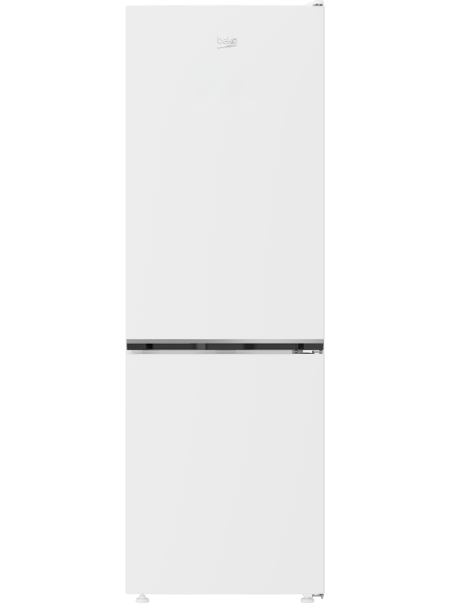 BEKO Refrigerator | B3RCNA344HW1 | Energy efficiency class E | Free standing | Combi | Height 179.6 cm | No Frost system | Fridge net capacity 209 L | Freezer net capacity 92 L | Display | 37 dB | White