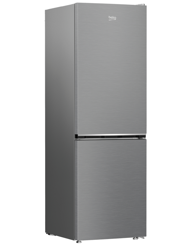 BEKO Refrigerator | B1RCNA364XB | Energy efficiency class E | Free standing | Combi | Height 186.5 cm | No Frost system | Fridge net capacity 210 L | Freezer net capacity 106 L | 37 dB | Grey 1