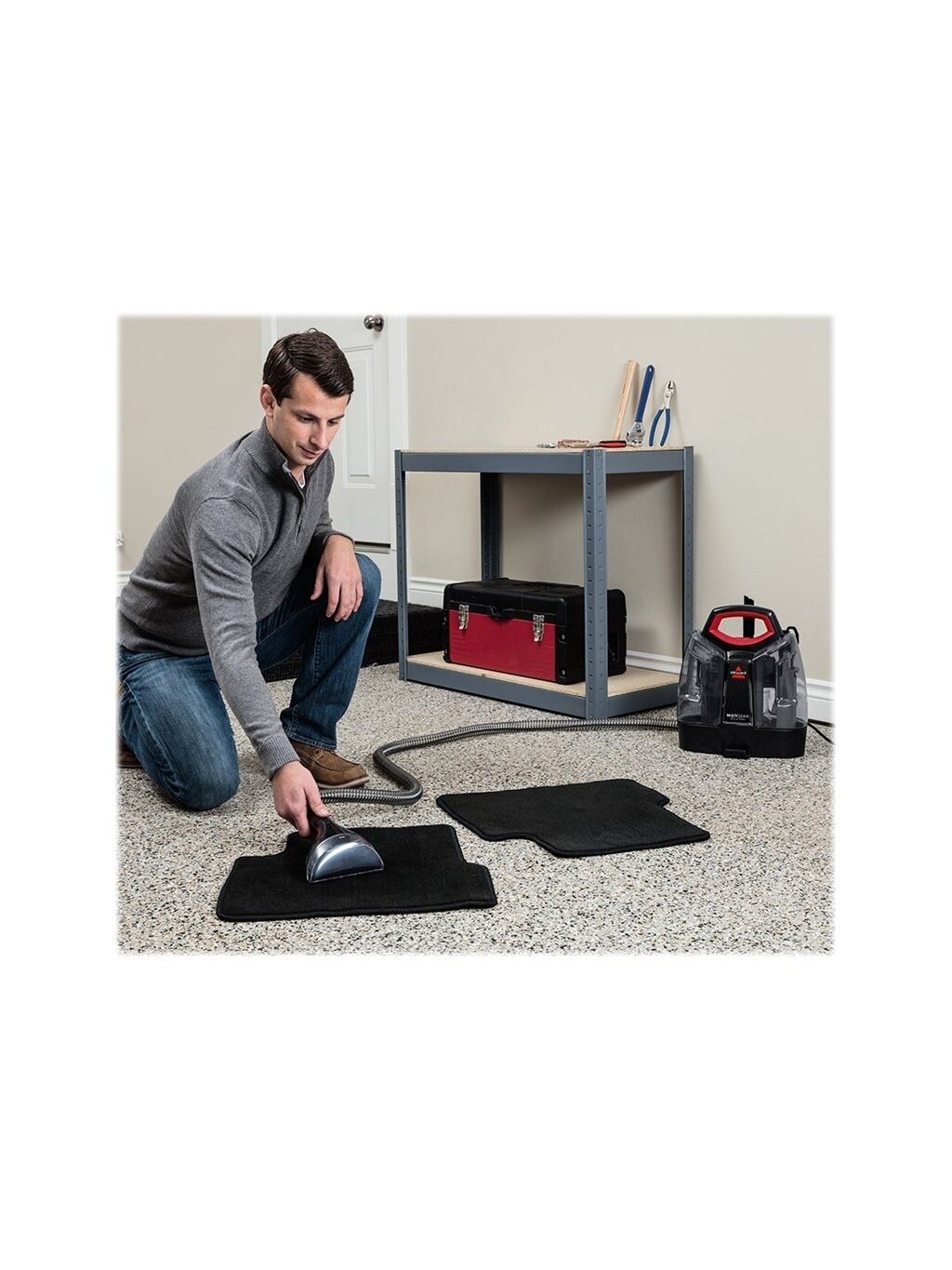 Bissell | MultiClean Spot & Stain SpotCleaner Vacuum Cleaner | 4720M | 330 W | Black/Red 5 Bissell | MultiClean Spot & Stain SpotCleaner Vacuum Cleaner | 4720M | 330 W | Black/Red 5