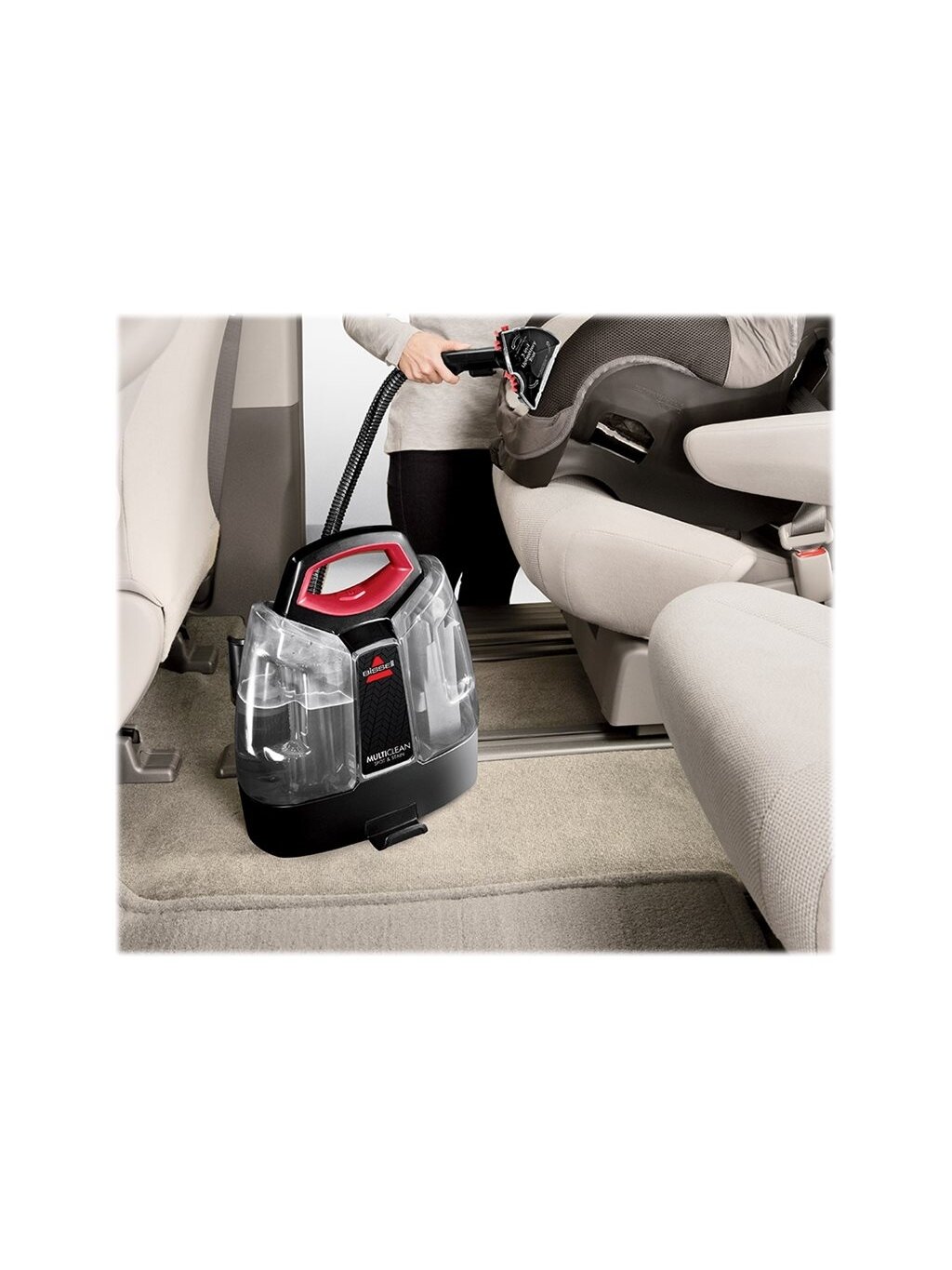 Bissell | MultiClean Spot & Stain SpotCleaner Vacuum Cleaner | 4720M | 330 W | Black/Red 6