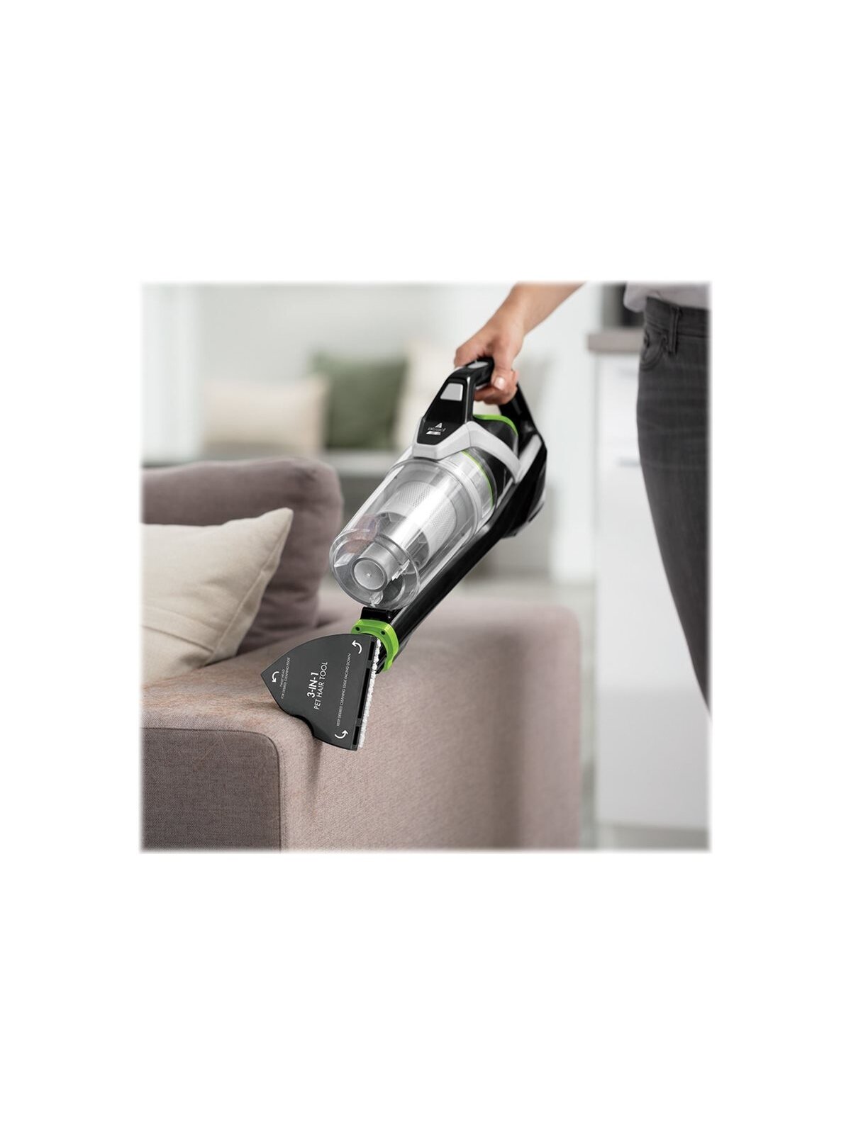 Bissell | Multireach Active 3-in-1 Pet Hair Upholstery Tool, Stick Vacuum Accessories | No ml | 1 pc(s) | Black 3 Bissell | Multireach Active 3-in-1 Pet Hair Upholstery Tool, Stick Vacuum Accessories | No ml | 1 pc(s) | Black 3