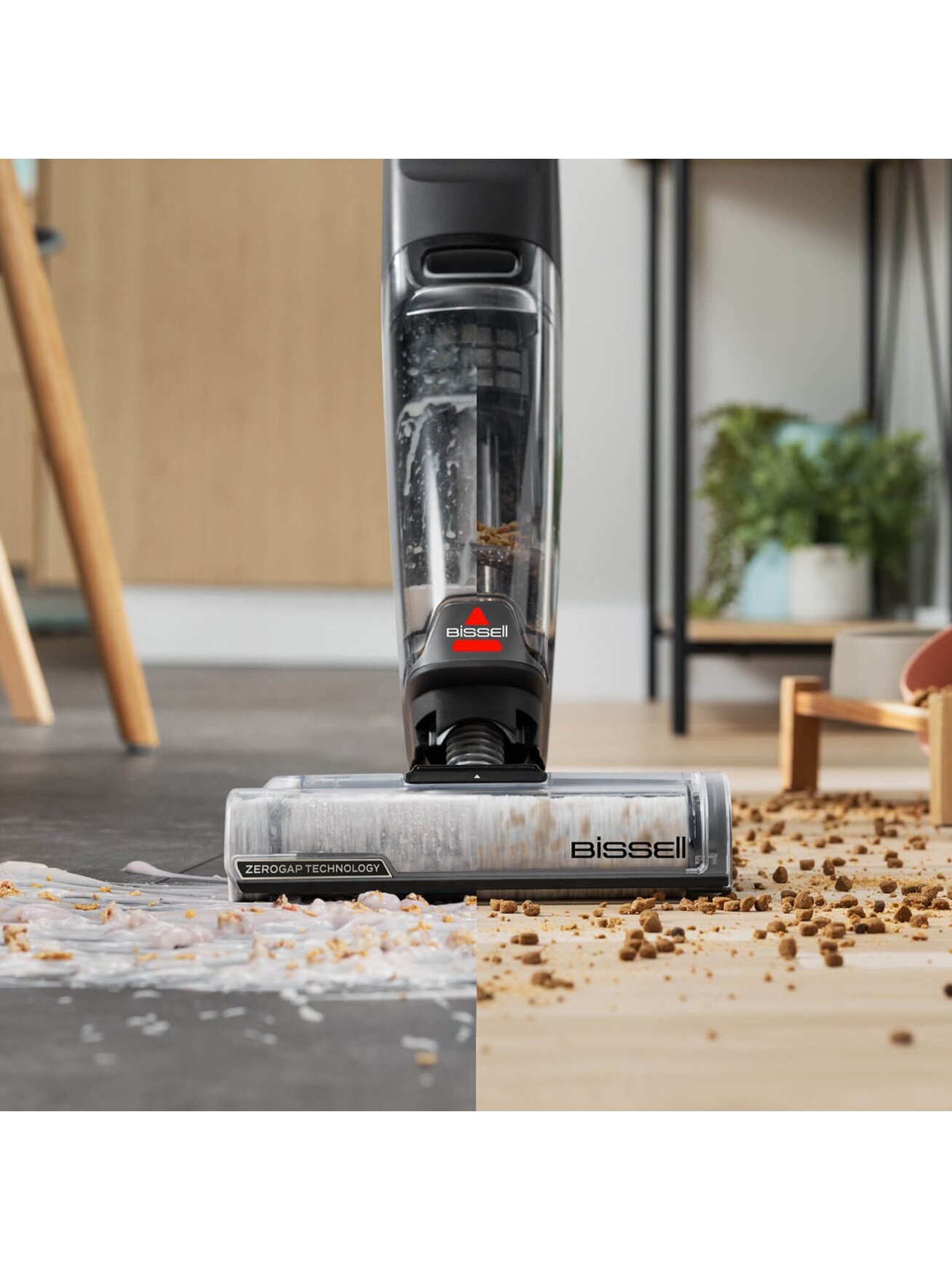 Bissell All-in-one Multi-surface Vacuum Cleaner | CrossWave OmniForce Edge Select | Cordless operating | Handstick | Washing function | 25.9 V | Operating time (max) Up to 30 min | Black/Titanium | Warranty 24 month(s) 3