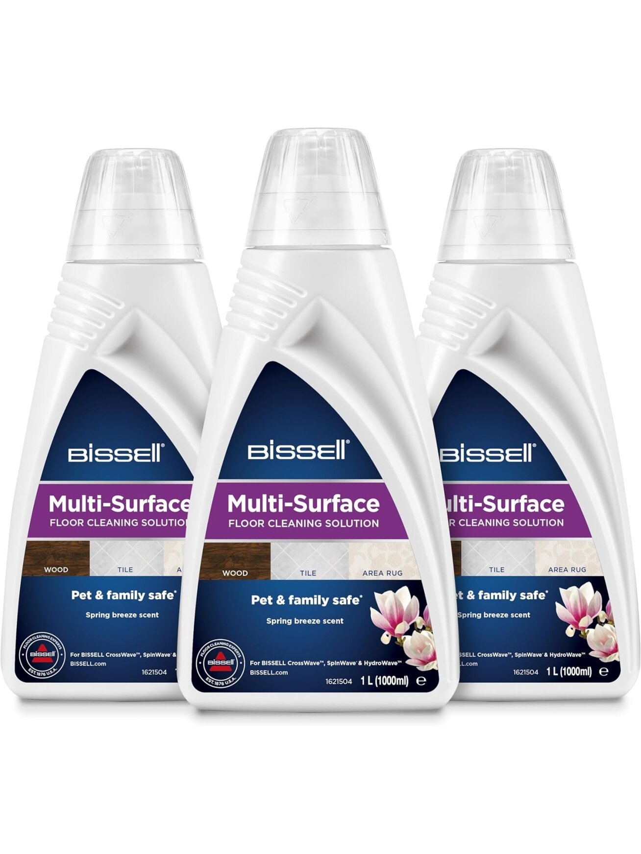 Bissell | MultiSurface Detergent Trio Pack | 1000 ml Bissell | MultiSurface Detergent Trio Pack | 1000 ml
