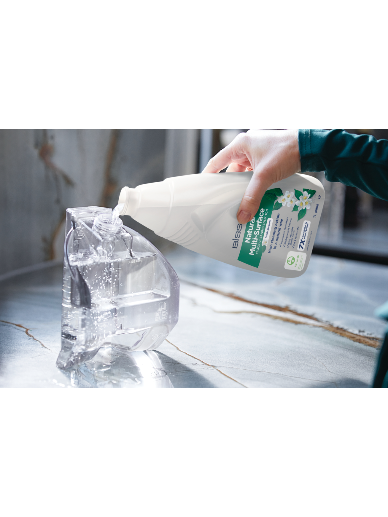 Bissell | Natural Multi-Surface Floor Cleaning Solution | 1000 ml 2 Bissell | Natural Multi-Surface Floor Cleaning Solution | 1000 ml 2
