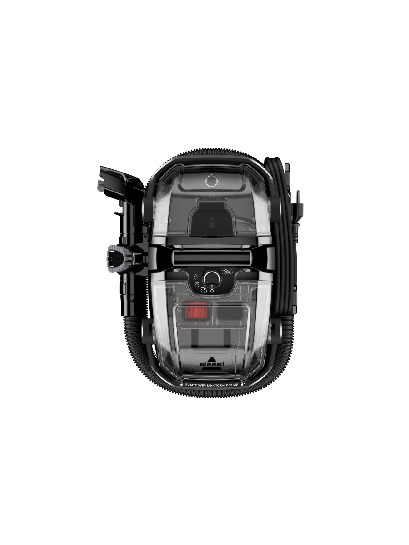 Bissell | Portable Carpet and Upholstery Cleaner | SpotClean HydroSteam Select | Corded operating | Washing function | 1000 W | Black 5 Bissell | Portable Carpet and Upholstery Cleaner | SpotClean HydroSteam Select | Corded operating | Washing function | 1000 W | Black 5