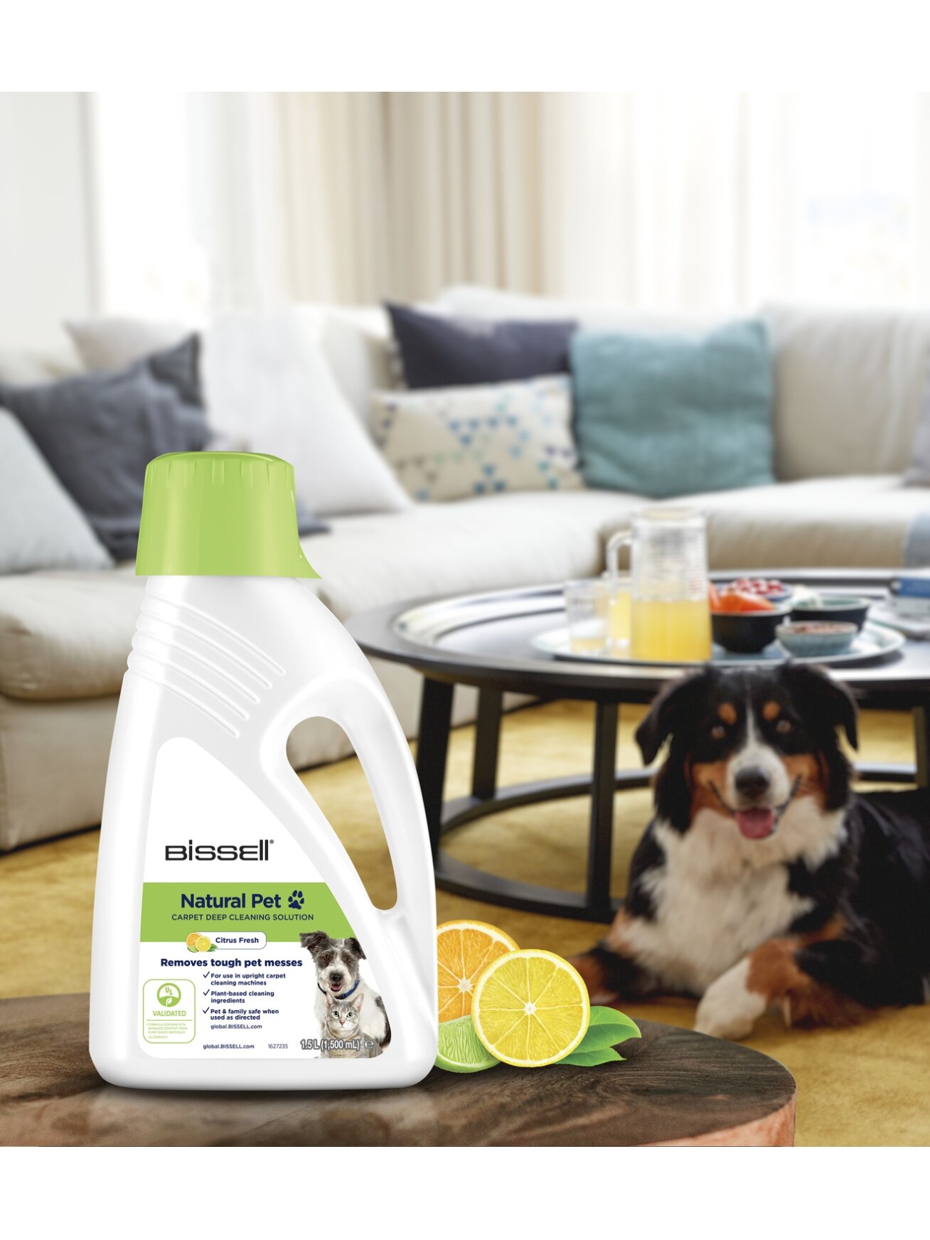 Bissell | Upright Carpet Cleaning Solution Natural Wash and Refresh Pet | 1500 ml 2 Bissell | Upright Carpet Cleaning Solution Natural Wash and Refresh Pet | 1500 ml 2