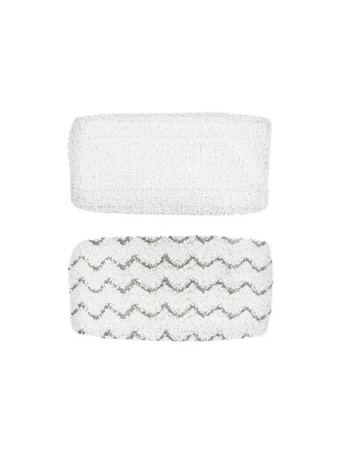 Bissell | Microfiber Steam Mop Pad Kit for Symphony | 1132N/1977N | 2 pc(s) | White Bissell | Microfiber Steam Mop Pad Kit for Symphony | 1132N/1977N | 2 pc(s) | White