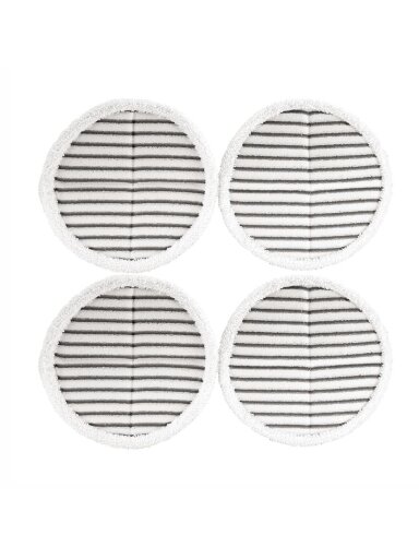 Bissell | SpinWave Pads - 4 x Scrubby | White Bissell | SpinWave Pads - 4 x Scrubby | White