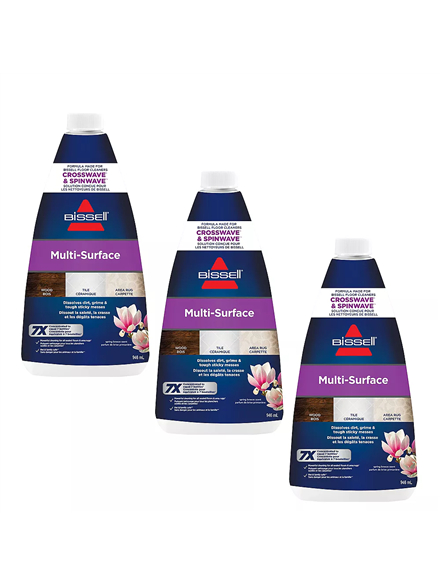 Bissell | MultiSurface Detergent Trio Pack | 1000 ml 2 Bissell | MultiSurface Detergent Trio Pack | 1000 ml 2