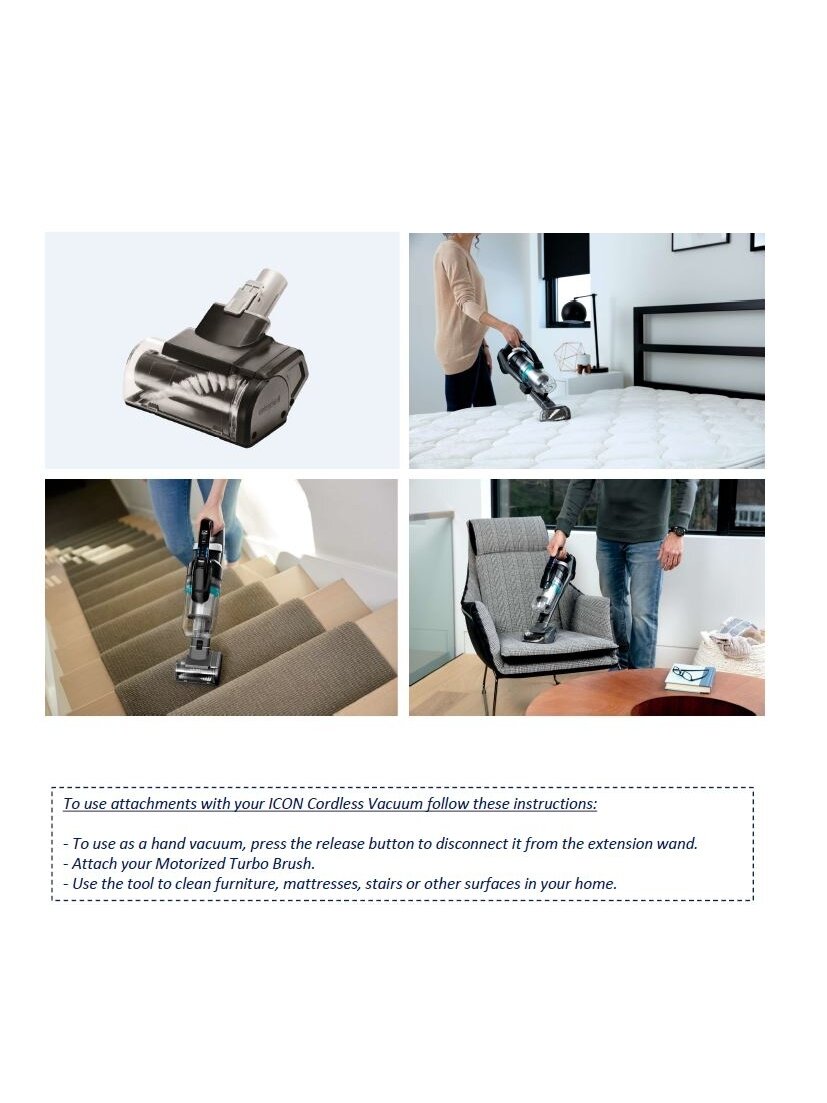 Bissell | Icon Motorized Turbo Brush | No ml | 1 pc(s) 3 Bissell | Icon Motorized Turbo Brush | No ml | 1 pc(s) 3