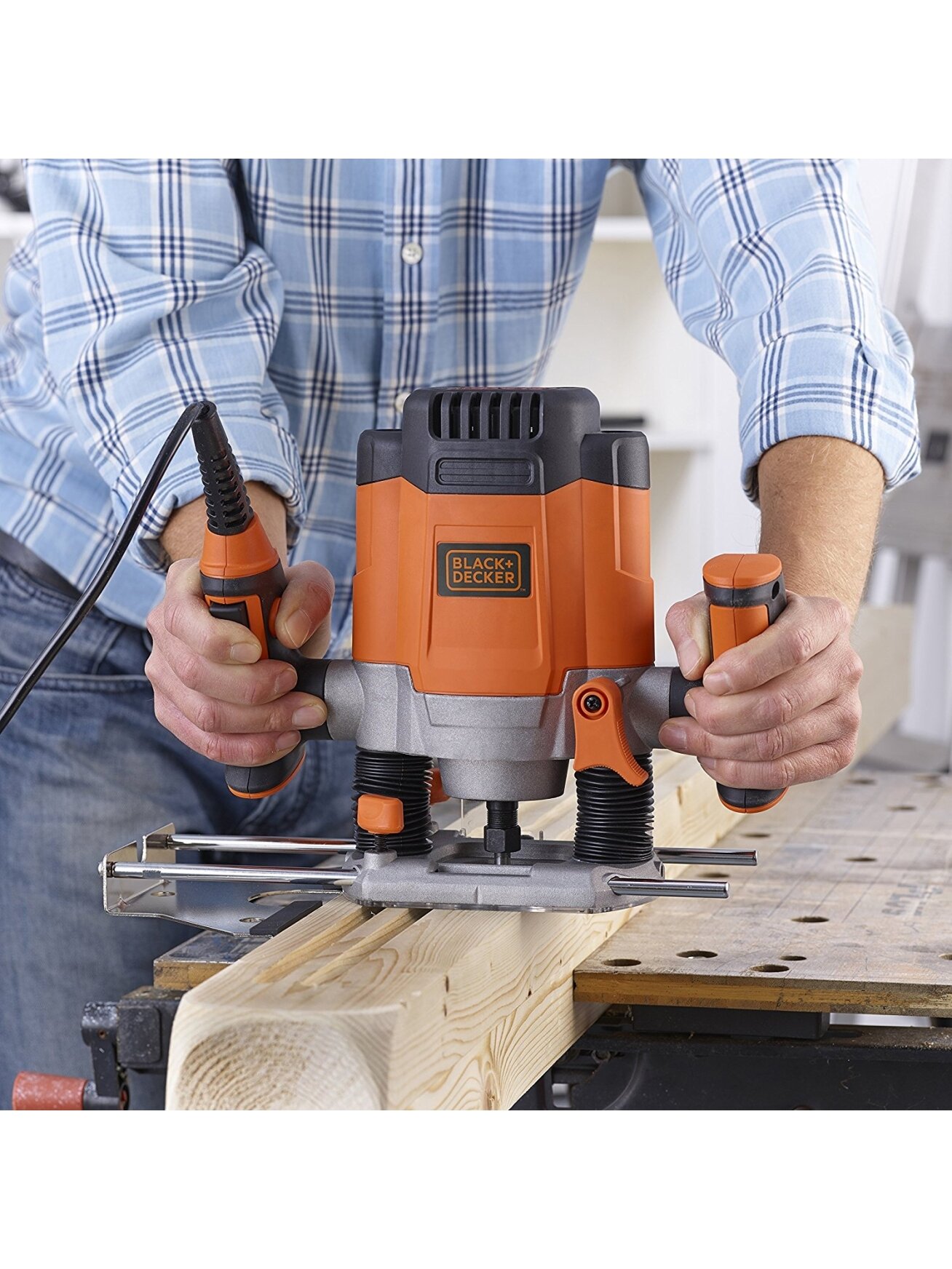 BLACK & DECKER | Milling Machine | KW1200EKA-QS | 1200 W 2 BLACK & DECKER | Milling Machine | KW1200EKA-QS | 1200 W 2