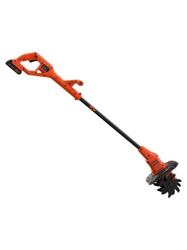 BLACK & DECKER BETL1820L-QW Tiller, Loaded, 18 V, 2 Ah