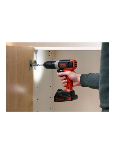 BLACK & DECKER | Cordless Drill Driver | BCD001C2-QW | 18 V | 2x1.5 Ah | Lithium