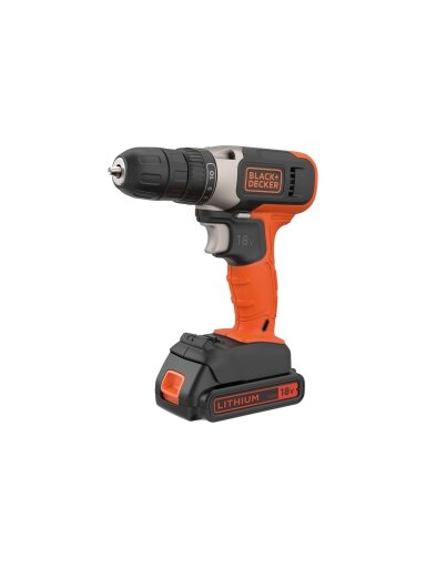 BLACK & DECKER | Cordless Drill Driver | BCD001C2-QW | 18 V | 2x1.5 Ah | Lithium