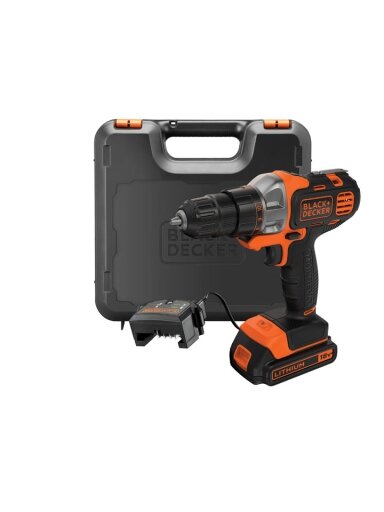 BLACK & DECKER | Cordless Multievo Drill Driver | MT218K-QW | 18 V | 1.5 Ah | Lithium