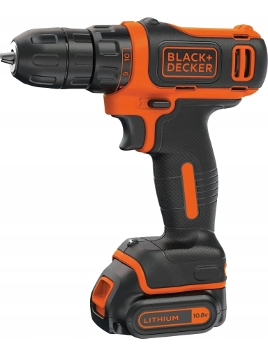 BLACK & DECKER Drill Driver, 10.8 V, 1x1.5 Ah | BDCDD12-QW