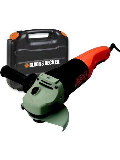 BLACK & DECKER KG1202K-QS | Brushless Angle Grinder | 1200 W | 125 mm