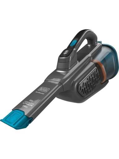 BLACK & DECKER Vacuum Cleaner | BHHV320B-QW | Cordless operating | Handheld | 12 V | Operating time (max) 20 min | Gray/Blue BLACK & DECKER Vacuum Cleaner | BHHV320B-QW | Cordless operating | Handheld | 12 V | Operating time (max) 20 min | Gray/Blue