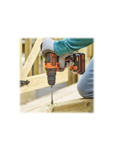 Black&Decker 18v2G DD w 400mA ch in kitbox 2 batts BDCDD186KB-QW | BLACK & DECKER Black&Decker 18v2G DD w 400mA ch in kitbox 2 batts BDCDD186KB-QW | BLACK & DECKER