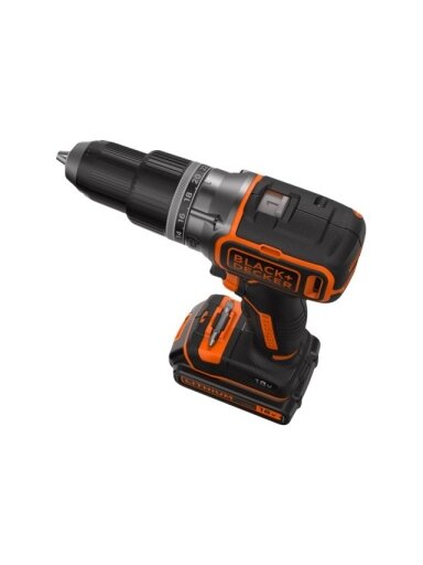Black&Decker Hammer Drill BL188K-QW 18V BL 1Batt 400mA Kitbox | BLACK & DECKER Black&Decker Hammer Drill BL188K-QW 18V BL 1Batt 400mA Kitbox | BLACK & DECKER