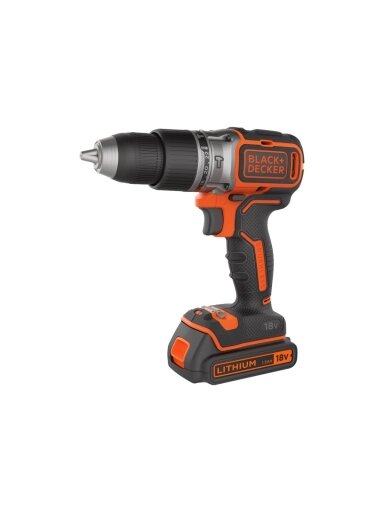 Black&Decker Hammer Drill BL188K-QW 18V BL 1Batt 400mA Kitbox | BLACK & DECKER Black&Decker Hammer Drill BL188K-QW 18V BL 1Batt 400mA Kitbox | BLACK & DECKER