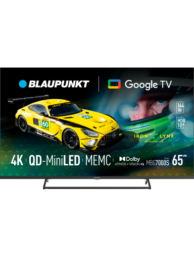 Blaupunkt Mini LED TV | 65MBG7000S | 65 | Smart TV | Google TV | Black