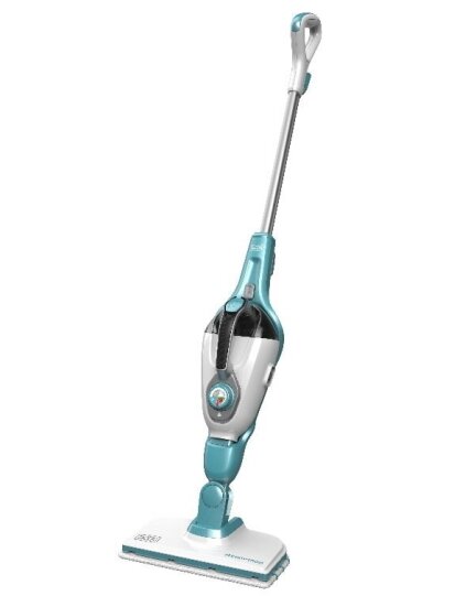 BLACK & DECKER Steam cleaner | FSMH1321-QS | Power 1300 W | Steam pressure 2.5 bar | Water tank capacity 0.5 L | White/Aqua BLACK & DECKER Steam cleaner | FSMH1321-QS | Power 1300 W | Steam pressure 2.5 bar | Water tank capacity 0.5 L | White/Aqua