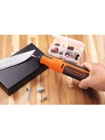 BLACK & DECKER | 8V Cordless Rotary Tool With Kit Box | BCRT8IK-XJ 6 BLACK & DECKER | 8V Cordless Rotary Tool With Kit Box | BCRT8IK-XJ 6