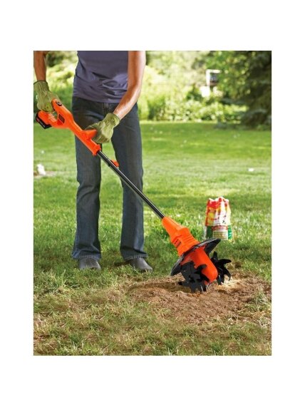 BLACK & DECKER BETL1820L-QW Tiller, Loaded, 18 V, 2 Ah 2 BLACK & DECKER BETL1820L-QW Tiller, Loaded, 18 V, 2 Ah 2