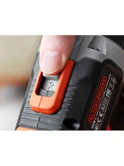 BLACK & DECKER | Cordless Drill/Driver with  2.0 Ah/4.0 Ah Battery | BCD003MEM2K-QW | 18 V | 2.0/4.0 Ah | Lithium 4