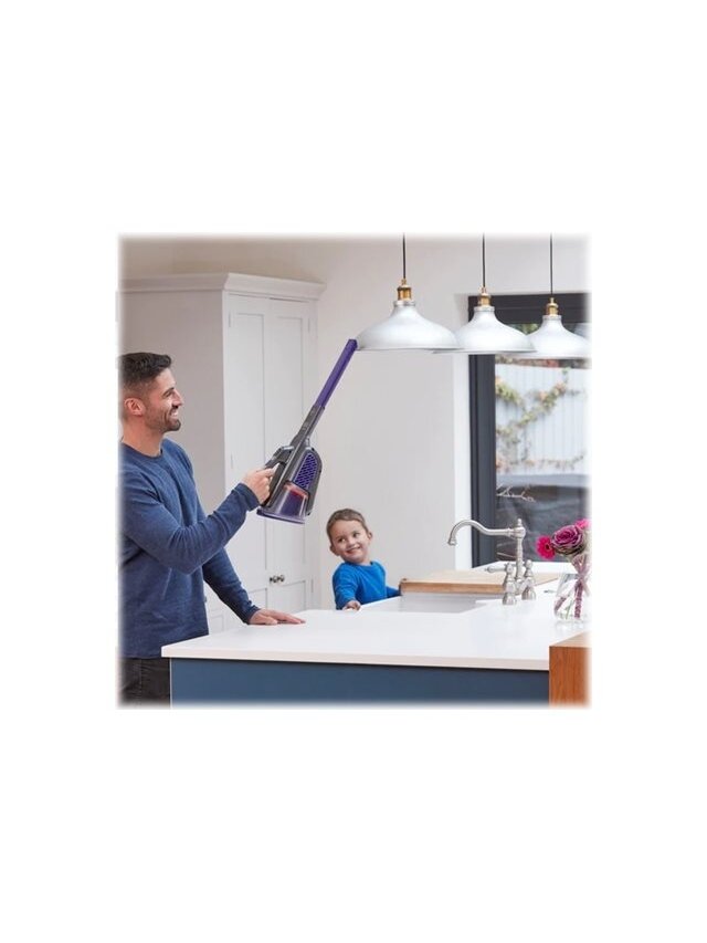 BLACK & DECKER Vacuum Cleaner | BHHV520BFP-QW | Cordless operating | 18 V | Black/Purple 4