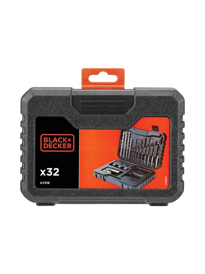 BLACK & DECKER | 32 Piece Drilling and Screwdriving Set | A7216-XJ 1 BLACK & DECKER | 32 Piece Drilling and Screwdriving Set | A7216-XJ 1