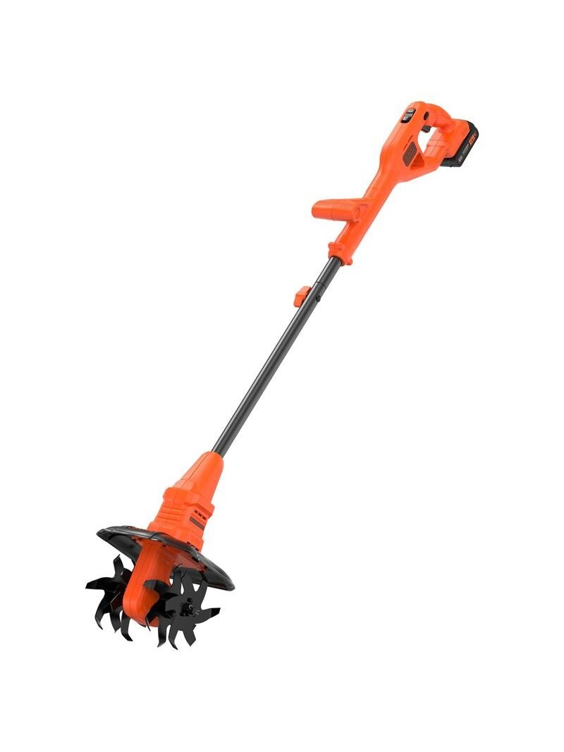 BLACK & DECKER BETL1820L-QW Tiller, Loaded, 18 V, 2 Ah 1