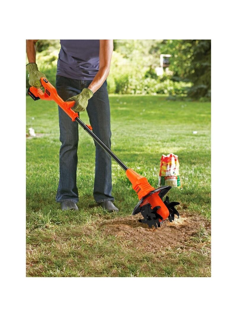 BLACK & DECKER BETL1820L-QW Tiller, Loaded, 18 V, 2 Ah 2 BLACK & DECKER BETL1820L-QW Tiller, Loaded, 18 V, 2 Ah 2
