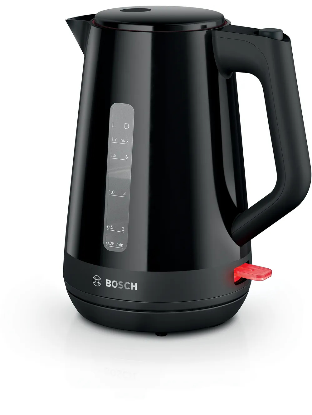 Bosch Kettle | TWK1M123 | Electric | 2400 W | 1.7 L | Plastic | 360° rotational base | Black Bosch Kettle | TWK1M123 | Electric | 2400 W | 1.7 L | Plastic | 360° rotational base | Black