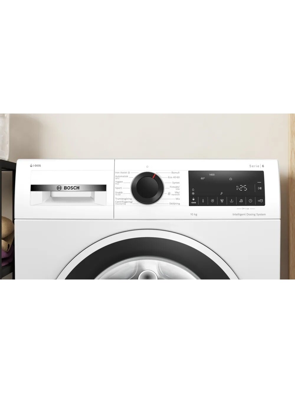 Bosch Washing Machine | WGG254FVSN | Energy efficiency class A | Front loading | Washing capacity 10 kg | 1400 RPM | Depth 63 cm | Width 60 cm | Display | LED | Steam function | White 5 Bosch Washing Machine | WGG254FVSN | Energy efficiency class A | Front loading | Washing capacity 10 kg | 1400 RPM | Depth 63 cm | Width 60 cm | Display | LED | Steam function | White 5