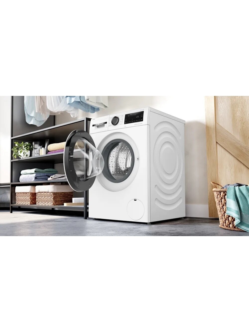 Bosch Washing Machine | WGG254FVSN | Energy efficiency class A | Front loading | Washing capacity 10 kg | 1400 RPM | Depth 63 cm | Width 60 cm | Display | LED | Steam function | White 6 Bosch Washing Machine | WGG254FVSN | Energy efficiency class A | Front loading | Washing capacity 10 kg | 1400 RPM | Depth 63 cm | Width 60 cm | Display | LED | Steam function | White 6