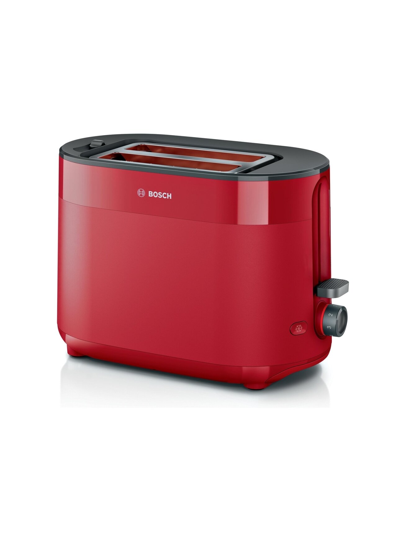 Bosch Compact Toaster | TAT2M124 MyMoment | Power 950 W | Number of slots 2 | Housing material Plastic | Red Bosch Compact Toaster | TAT2M124 MyMoment | Power 950 W | Number of slots 2 | Housing material Plastic | Red