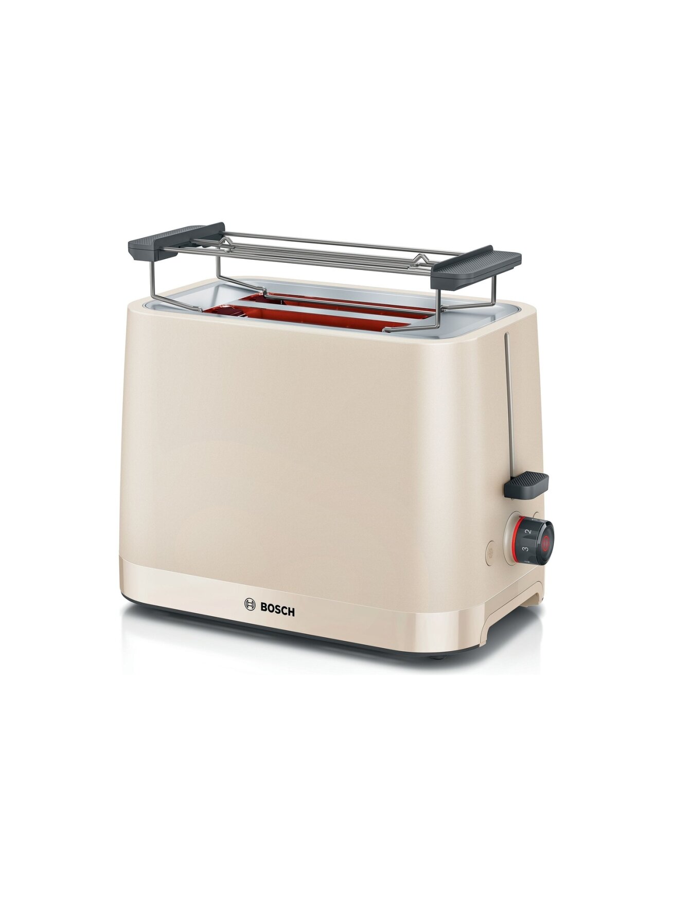 Bosch Compact Toaster | TAT3M124 MyMoment | Number of slots 2 | Housing material Plastic | Red