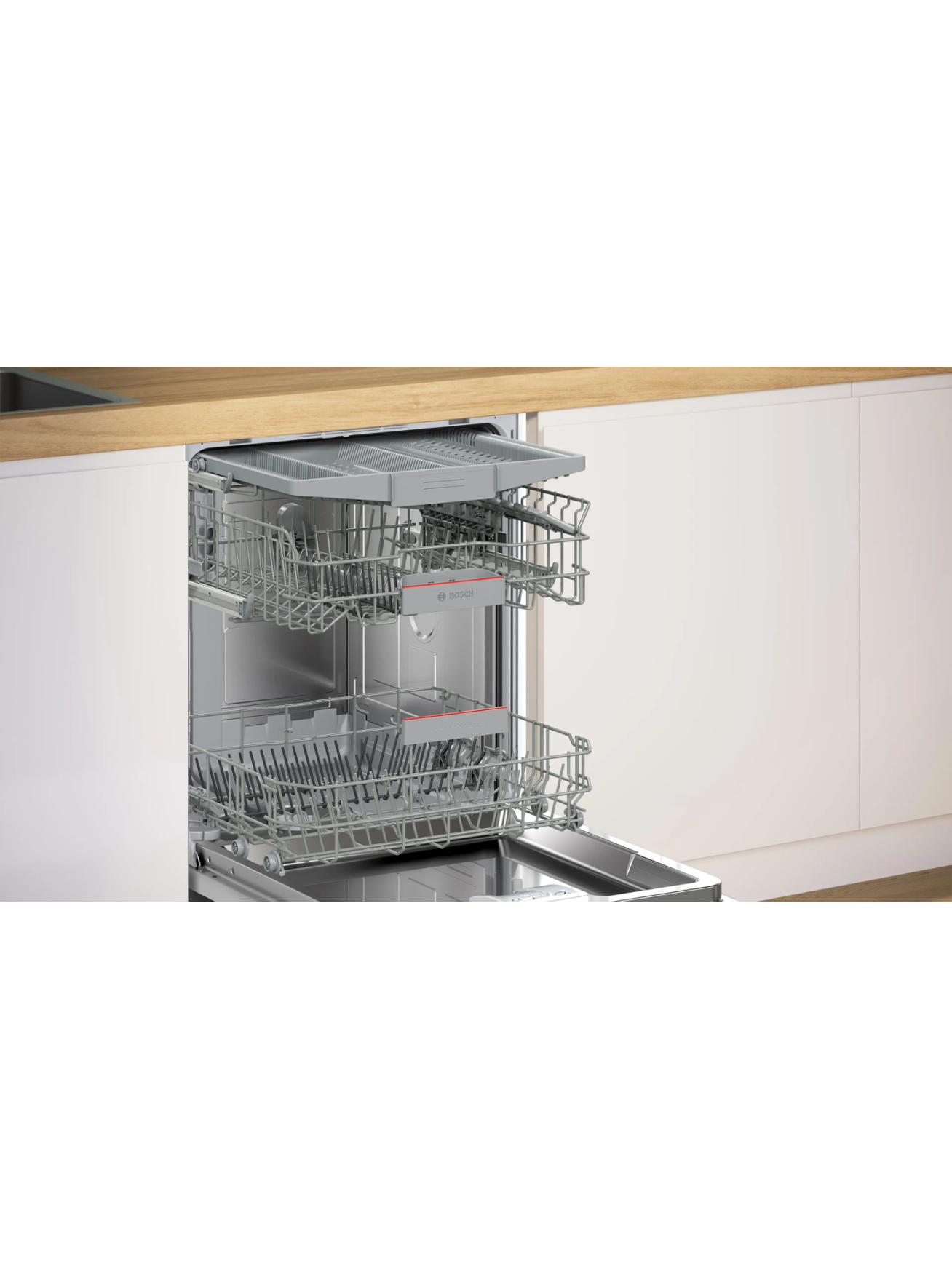 Bosch Dishwasher | SMV46KX14E | Built-in | Width 60 cm | Number of place settings 13 | Number of programs 6 | Energy efficiency class E | AquaStop function | White 6