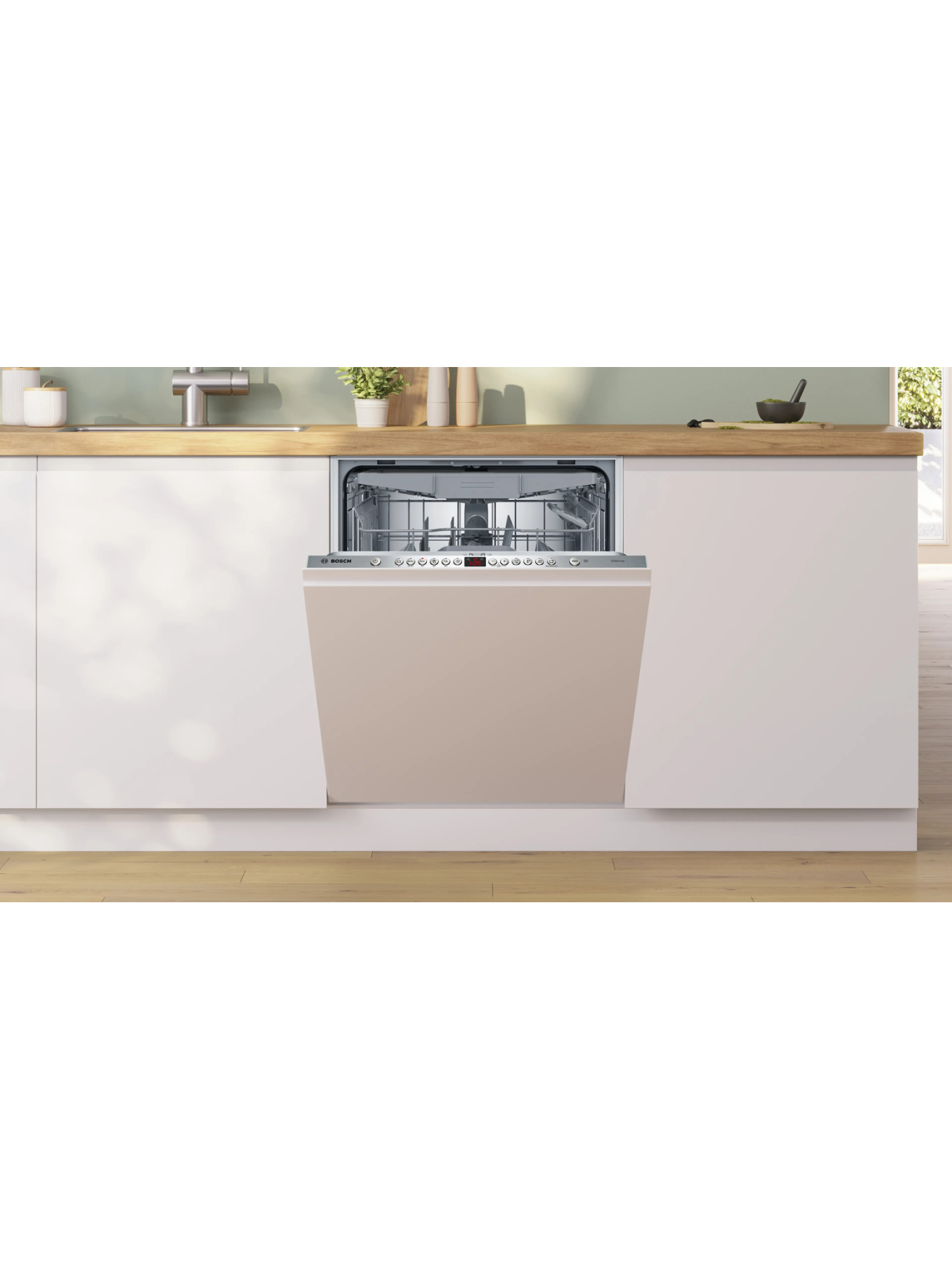 Bosch Dishwasher | SMV46KX14E | Built-in | Width 60 cm | Number of place settings 13 | Number of programs 6 | Energy efficiency class E | AquaStop function | White 7 Bosch Dishwasher | SMV46KX14E | Built-in | Width 60 cm | Number of place settings 13 | Number of programs 6 | Energy efficiency class E | AquaStop function | White 7