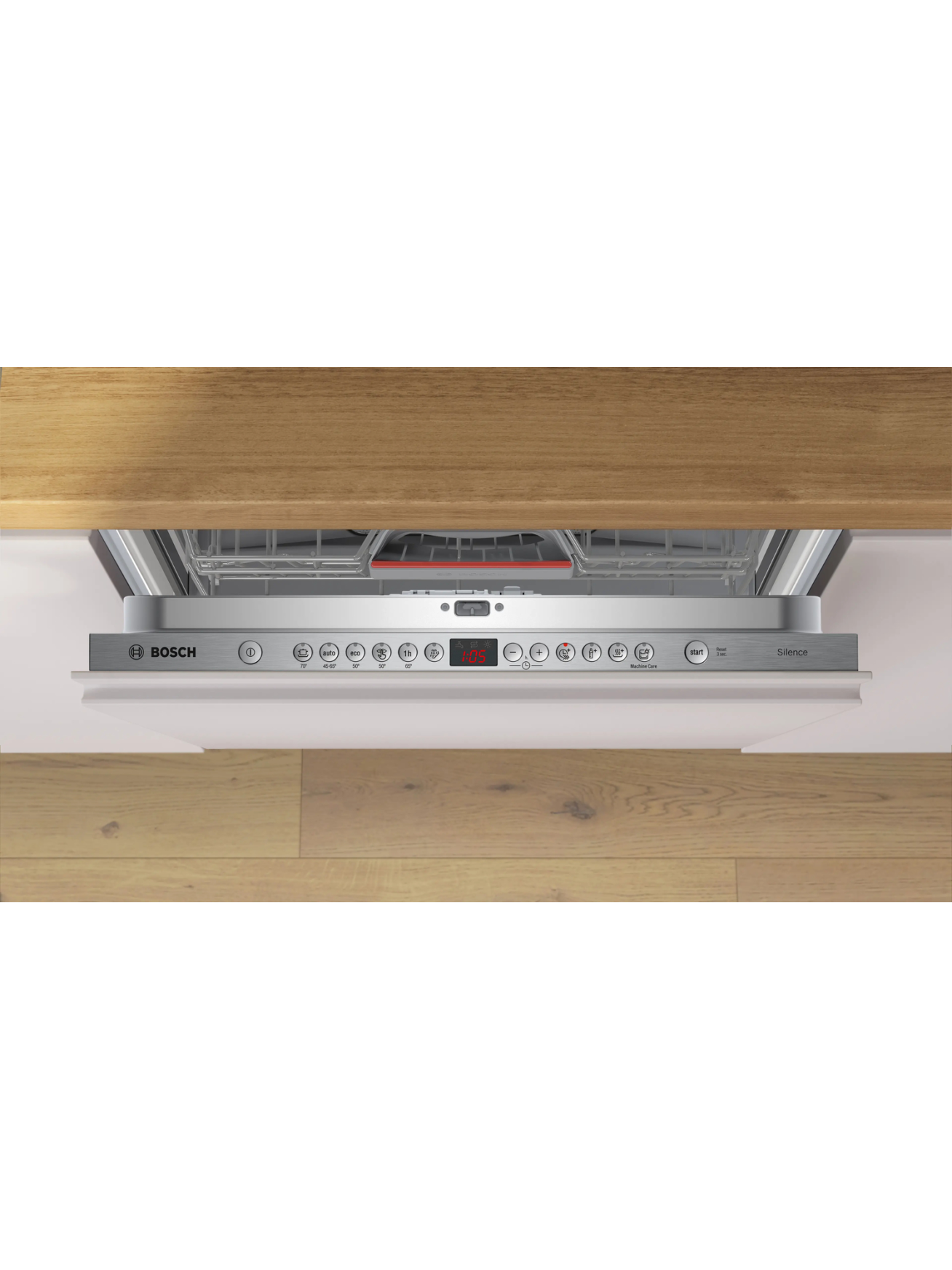 Bosch Dishwasher | SMV46KX14E | Built-in | Width 60 cm | Number of place settings 13 | Number of programs 6 | Energy efficiency class E | AquaStop function | White 8