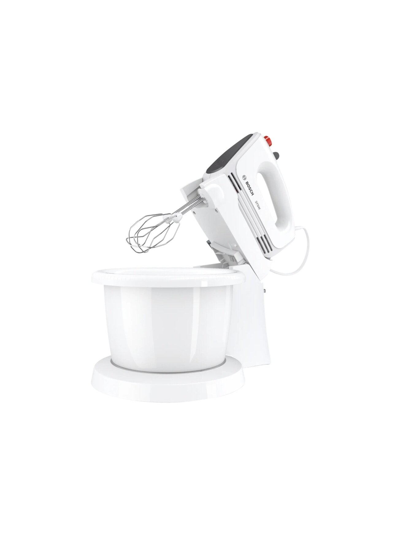 Bosch | Mixer | CleverMixx MFQ2600G | Mixer with bowl | 375 W | Number of speeds 4 | Turbo mode | White Bosch | Mixer | CleverMixx MFQ2600G | Mixer with bowl | 375 W | Number of speeds 4 | Turbo mode | White