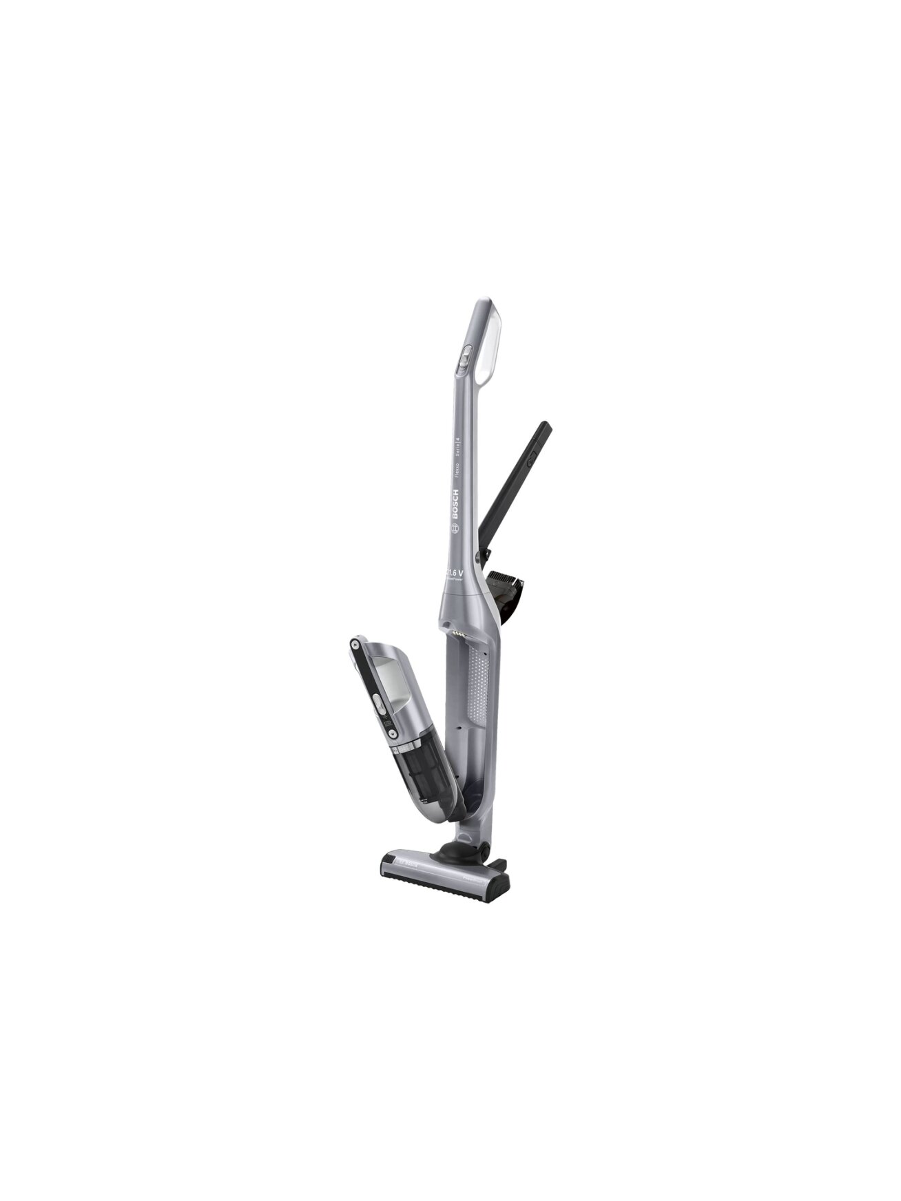 Bosch Vacuum Cleaner | BCH3P210 Series 4 | Cordless operating | Handstick | 21.6 V | Operating time (max) 50 min | Silver | Warranty 24 month(s) 1
