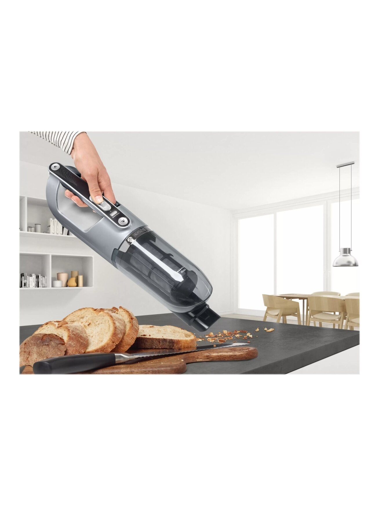 Bosch Vacuum Cleaner | BCH3P210 Series 4 | Cordless operating | Handstick | 21.6 V | Operating time (max) 50 min | Silver | Warranty 24 month(s) 10