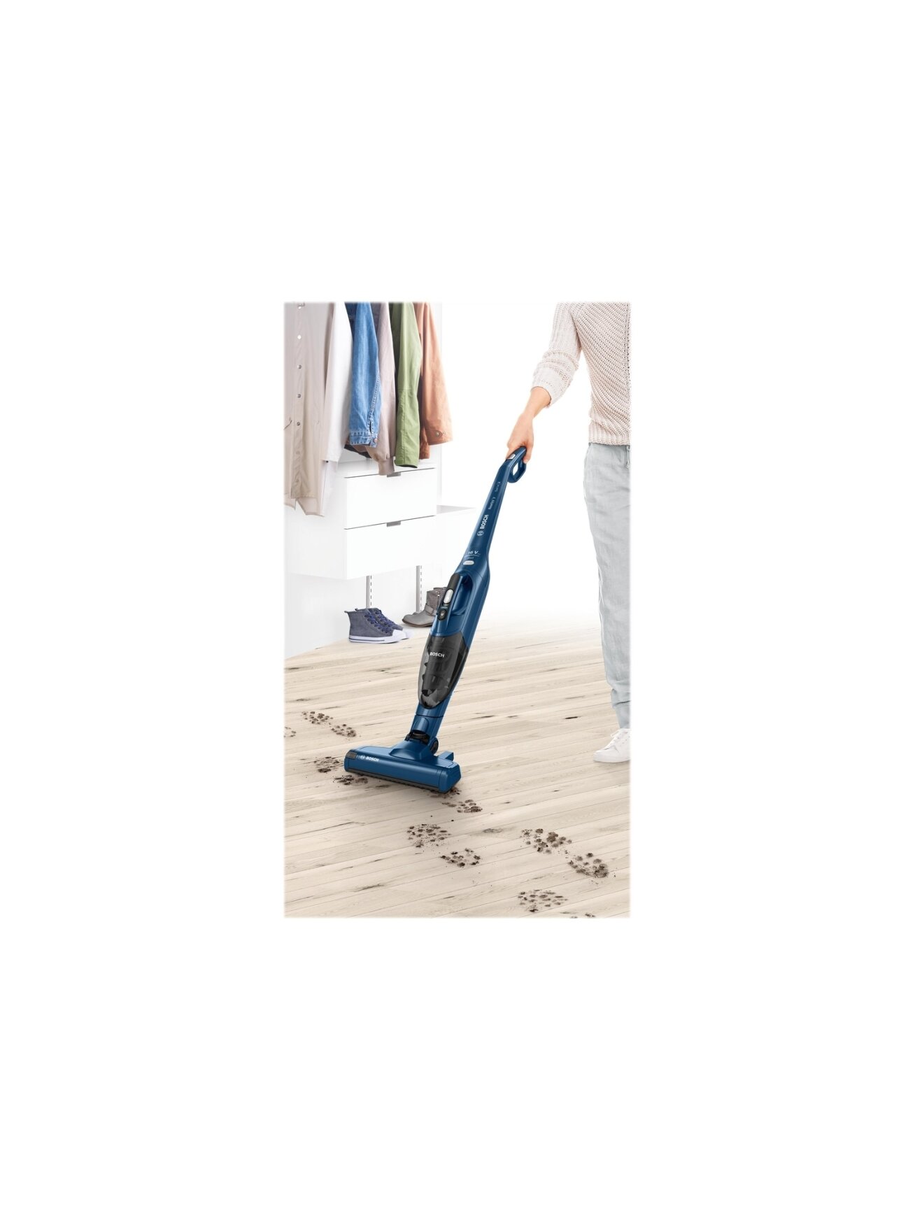 Bosch | Vacuum Cleaner | Readyy'y 16Vmax BBHF216 | Cordless operating | Handstick and Handheld | - W | 14.4 V | Operating time (max) 36 min | Blue | Warranty 24 month(s) | Battery warranty 24 month(s) 4 Bosch | Vacuum Cleaner | Readyy'y 16Vmax BBHF216 | Cordless operating | Handstick and Handheld | - W | 14.4 V | Operating time (max) 36 min | Blue | Warranty 24 month(s) | Battery warranty 24 month(s) 4