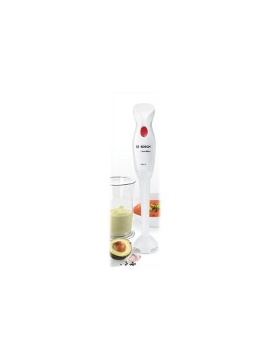 Bosch | Blender | CleverMixx MSM14100 | Hand Blender | 400 W | Number of speeds 1 | White